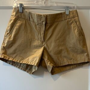 Women's J.Crew Factory Chino Shorts in Khaki